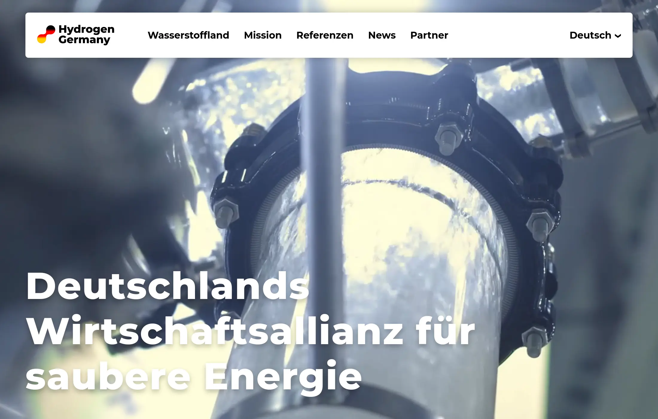 Vorschau der Hydrogen Germany Website